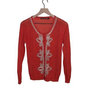 VNTG MICHAEL SIMON 90s beaded cardigan S